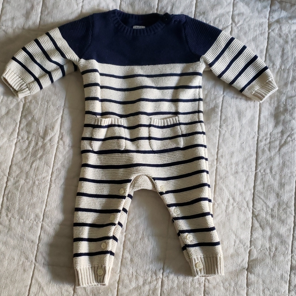 Baby Gap knitted sweater romper